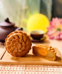 Quà Trung thu - Bánh Hạt sen (1 bánh kèm giỏ)